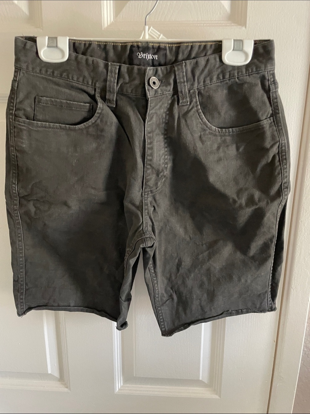 Brixton Parker Men's Charcoal Shorts 31